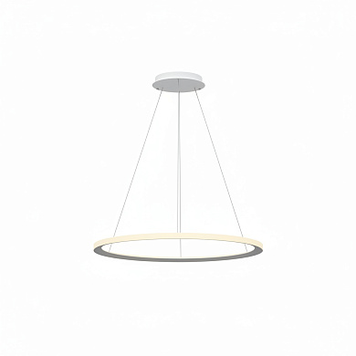 подвесная люстра с кольцом белого цвета диаметром 900 мм