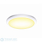 1001912 SLV RUBA 10 SENSOR светильник накладной IP65 13Вт с датч.движения и LED 3000К/4000К, белый — фото 1