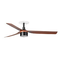 PUNT TEK RECESSED M Black/walnut fan 2700K Wall Control white 0-10V