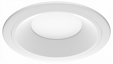 встраиваемый потолочный светильник с широким рассеивателем