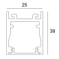 FTL25 F - PROFILE B черный Delta Light линейный светильник — фото 1