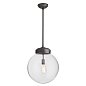 Уличный подвесной светильник Arteriors Reeves Large Outdoor, состаренное железо и стекло — фото 4