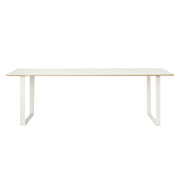 65041 Muuto 7070 обеденный стол шпон дуб белый 108x255 см