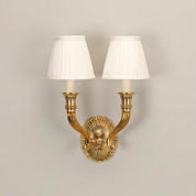 WA0214.BR.SE Sudbury Wall Light, 2 Arms, Brass