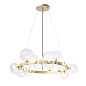 Люстра Crystal Lux AGATA SP15 V2 GOLD/TRANSPARENTE — фото 1