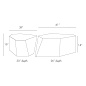 DJ5012 Chaka Accent Table Set of 2 Arteriors боковой стол — фото 2