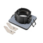 1007338 SLV NEW TRIA® 68 mount. ring square glass bl монтажное кольцо — фото 2