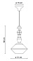 Lariat Керамическая подвесная лампа FERROLUCE C2510