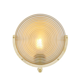 MLWL432 Mullan Lighting Portland настенный светильник с круглым призматыческим стеклянным диском