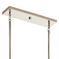 Tanis 5 Light Linear Chandelier Auburn Stained люстра 52091AUB Kichler — фото 2