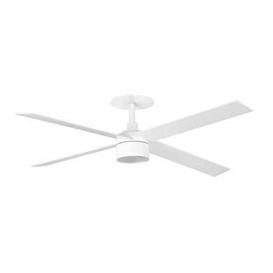 Faro Barcelona RUDDER TEK 4 RECESSED L вентилятор встраиваемый белый/ясень Ø1320 4 лопасти