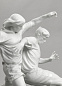 1008471 Lladro Champions Team фарфоровая композиция двух футболистов в движении — фото 3