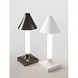 09562XX Kartell Goonight Cap TL настольный светильник аккумуляторный полированный хром — фото 2