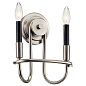 Capitol Hill 10.75" 2 Light Wall Sconce Brushed Nickel настенный светильник 52308NI Kichler — фото 1