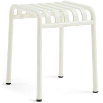 Palissade Stool, сталь, порошковая окраска, кремово-белый