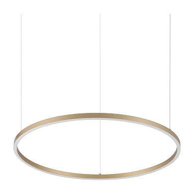 Подвесной светильник Oracle Slim SP D070 ROUND 3000K ON-OFF Ideal Lux 370446, латунь