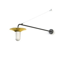Cooper N° 3; Frosted glass E27 52W; Brushed lacquered brass