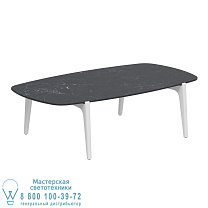 СТОЛИК ДЛЯ ЧАЯ 120X65CM БЕЛАЯ КЕРАМИКА BIANCO STATUARIO Royal Botania