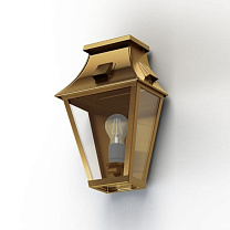 Vieille France N° 2; Clear glass E27 75W; Tinted lacquered brass