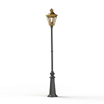 Victoria N° 12; Clear polycarbonate E27 105W; Tinted lacquered brass