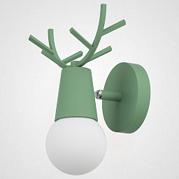 DEER01 Imperiumloft Deer настенный светильник с плафоном в виде оленьих рогов
