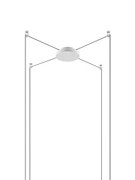 Потолочная розетка Radial System 4 Lights Lodes