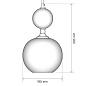 Pop Light Standard подвесной светильник, Rothschild & Bickers