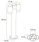 A3302PA-2BK Arte Lamp Mistero ландшафтный светильник GU10 2х35W — фото 2