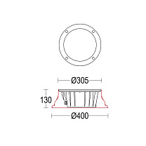 MegaTatto 305 Inner SS Ring GH1722.CDNT300EN