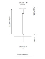 BEIRA S450 BLACK; BEIRA S450 WHITE LED 6,3W 627lm 350 mA 2700K CRI≥90 230V G; BEIRA S450 BRASS