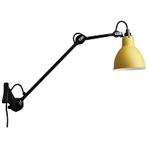 Lampe GRAS - 222 - Applique/abat-jour jaune