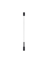 Sandy Black Aluminium LED 7 Watt 220-240 Volt 703Lm 3000K IP20 D: 4 H: 200 cm