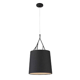 29864 Faro Barcelona TREE подвесной светильник черный с конусным плафоном