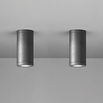 уличный настенный светильник цилиндрической формы с широким углом рассеивания 54°