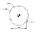 102115000 Roger Pradier Avenue 2 N°5 LED WARM ZWART 000 OPALE Садовый столбик — фото 2