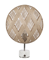 Table Lamp CHANPEN S Ø36 diamant metal/Natural