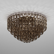 ПОТОЛОЧНЫЙ СВЕТИЛЬНИК MINIGIOGALI 80 CRYSTAL BRONZE МАТОВАЯ БРОНЗА 1 E27 CE 1