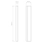 1308006 Artemis 600 LED Astro lighting настенный светильник полированный хром — фото 6