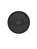 Sandy Black Steel, Aluminium & Acrylic LED 6Watt 220-240Volt 327Lm IP20 2700-3000-4000K CCT by Dip Switch D:25.5 H:8.7 cm