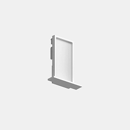 320526 Ideal lux Ego встраиваемая торцевая заглушка без отверстия белого цвета