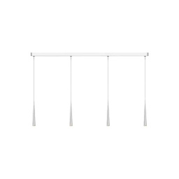 NOT1-340-99 Grau Niceone TRACE QUATTRO POLISHED подвесной светильник 4 рожка серый