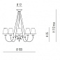 Metal Lux Opera SP 10L классическая люстра с десятью рожками янтарный 180.110.50 — фото 3
