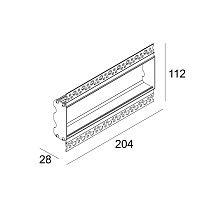 MOUNTING KIT INLET TRIMLESS L20