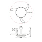 9007 Mantra SLIM FAN светильник с вентилятором 50W 5500lm 2700-5000K — фото 8