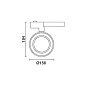 QH04 View Opti Beam Lens round iGuzzini round large body spotlight - spot