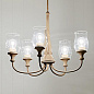 Melis 5 Light Chandelier Warm Maple люстра 52468WMP Kichler — фото 2