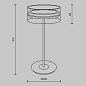 MOD348TL-L14BBS3K Maytoni Dress code Настольная лампа 14W 840лм Черный и Латунь — фото 14
