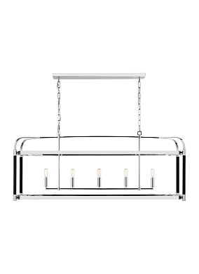 Люстра Visual Comfort Hadley, никель LC1165PN