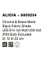 8805204 ALICIA Novaluce торшер LED E14 1x5Вт 230В IP20