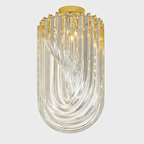 Trevi Ceiling Lamp Прозрачный / 3 / Состаренная латунь